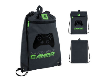 Сумка для обуви со шнурками Gamer K25-601M-8, 46×33 см, затяжка шнурком, Kite