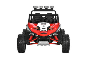 Електромобіль дитячий джип M 6373EBLR-3, 125 см, 24V, 2x150W, світло та музика, червоний Bambi Racer