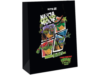 Пакет паперовий подарунковий, 26х32см, TMNT Mutant Mayhem, Kite