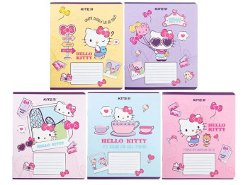 Тетрадь в клетку 18 листов. Hello Kitty. Kite HK23-236