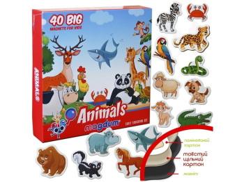 Магнитная игра Animals. Magdum ML4031-16 EN