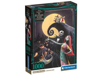 Пазли 1000 елементів, Кошмар перед Різдвом, Clementoni 37060