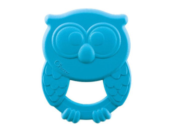 Прорезыватель для зубов синий Сова, Chicco