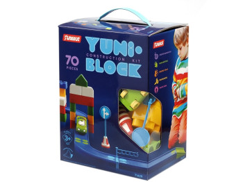 Конструктор детский в коробке YUNI-BLOK. Юніка. 70 деталей