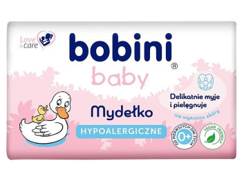 Дитяче гіпоалергенне мило 90 грам, Bobini Baby 48537