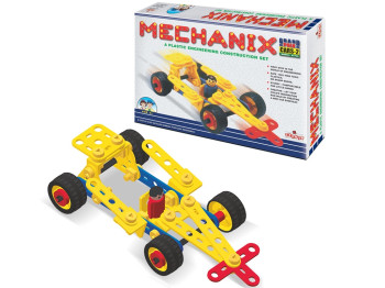 Конструктор поліпропіленовий MECHANIX. Авто №2. 81 елемент. 7 моделей. ZEPHYR 02002