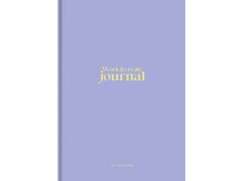 Зошит для записів інтегральний Work&Create Journal, A4, 80 аркушів, у лінію, soft touch, Школярик