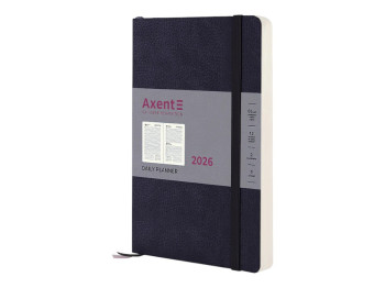 Ежедневник Axent Partner Soft Skin 2026, А5, синий