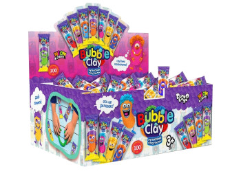 Тісто для ліплення BUBBLE CLAY у брикетах. Danko Toys BBC-03-01U