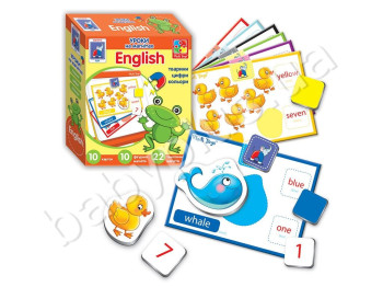 Англійська мова на магнітах Тварини, Vladi Toys