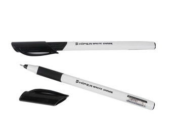 Ручка гелевая черная White Shark. Hiper HG-811
