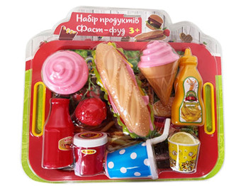 Набор продуктов в блистерной упаковке. Kinderway KW-100-545