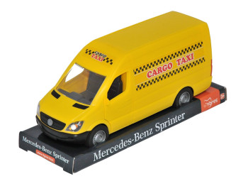 Автомобіль Mercedes-Benz Sprinter вантажний - жовтий на планшетці. Tigres 39717