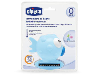 Игрушка-термометр для измерения температуры воды Рыбка голубой. Chicco 06564.20