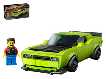 Конструктор LEGO Speed Champions Dodge Challenger SRT Hellcat, 390 деталей