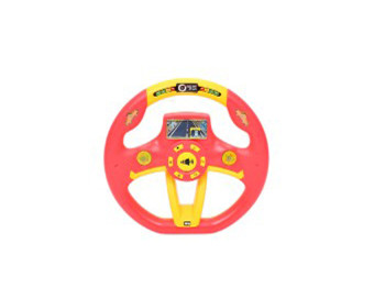 Игровой руль музыкальный KX2702, 22 см, на присосках, кнопочное управление УЦЕНКА