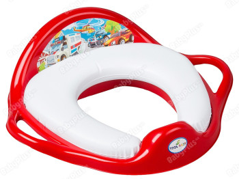 Туалетное сиденье Мягкое Авто красное. Tega Baby CS-020-121