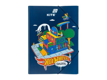 Папка на резинке Kite Hot Wheels HW25-247, формат A4, полипропилен, Kite