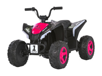 Електроквадроцикл, M 6283EL-8, музика та світло, рожевий, Bambi Racer