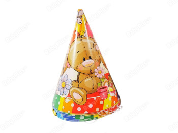 Набор День Рождение Bear колпачки 10 шт, Jumbi