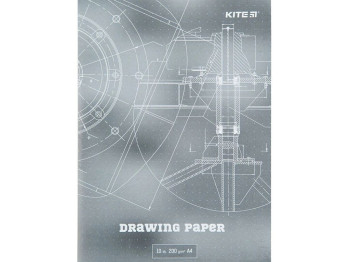 Бумага для чертежа А4. 10 листов. Kite K23-269