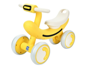 Толокар-каталка M 6239E-6, EVA колеса, музика, світло, жовтий, Bambi Racer