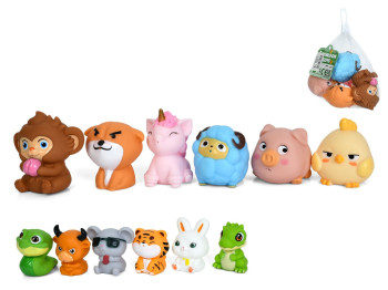 Игрушка для купания животного ПВХ P599-101-102, 7 см, 2 вида