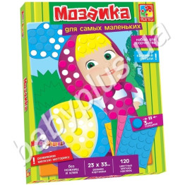 Весела мозаїка Маша з м'ячем (рус)