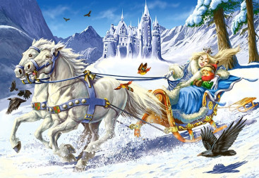 Пазли Снігова королева, 120 елементів, Castorland