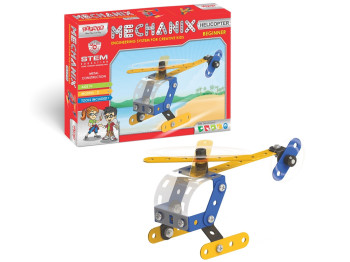 Конструктор металевий вертоліт Mechanix, 2 моделі, набір з інструментами, ZEPHYR