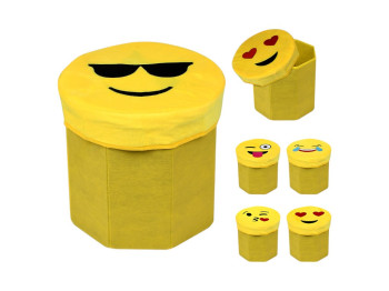 Тумба-пуф складной R33431, 30х30х28 см, Smile