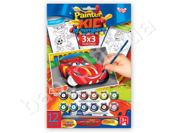 Набір для творчості Painter kids, Розмальовка по номерах, Danko Toys