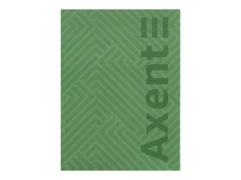 Книга записная Pattern Axent 8425-1-A, A4, клетка, 96 листов, зеленая