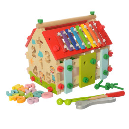 Деревянная игрушка Центр развивающий. Tree Toys MD 2087 УЦЕНКА