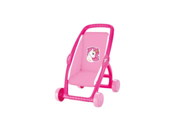 Коляска Единорог для куклы, DOLU Toy Factory