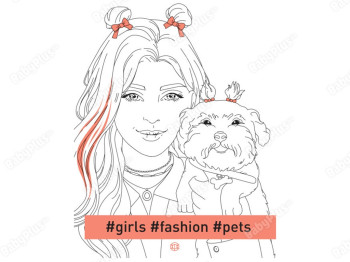Книги для досуга, girls, fashion, pets, Жорж