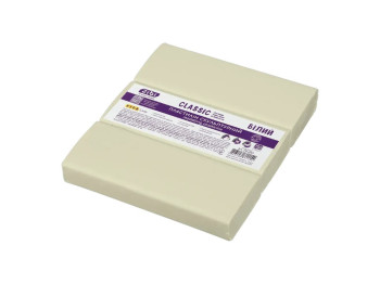 Пластилін скульптурний для ліплення ZiBi Classic, 750 г, білий, ZiBi