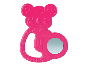 Прорезыватель для зубов "Коала", 4 мес+, розовый, Chicco