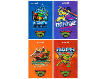 Блокнот-планшет A6, 50 аркушів, TMNT Mutant Mayhem (2023 Movie), Kite