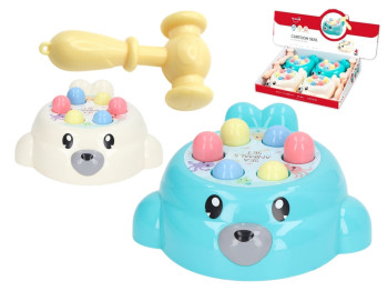 Игрушка интерактивная Whac-A-Mole Cartoon Seal, 15 см, светится и играет, 2 вида