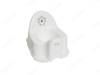 Горшок ЕСО-Royal бело-черный. Tega Baby RL-007-103-C