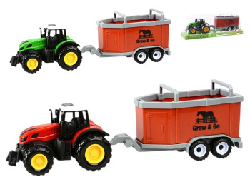 Инерционный трактор Farming Series с прицепом, 28,2 см, подвижной прицеп, 3 иида (цена за 1шт)