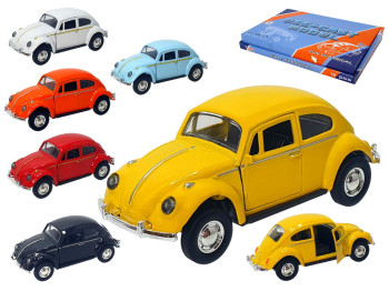 Машинка-модель Volkswagen Beetle, металева, з відкривними дверима, мікс кольорів (ціна за 1шт)