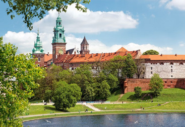Пазли Королівський замок Wawel Краків, 1000 елементів, Castorland