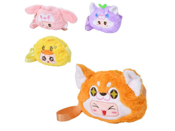 Мягкая игрушка-сумочка 19×15×8 см, на молнии, длинная ручка, ТМ Сонечко