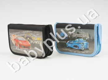 Пенал KIDIS, двойной, картонный, серия SPEEDWAY