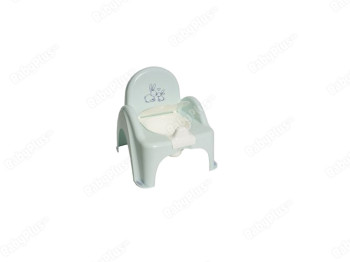 Горшок - стульчик с музыкой салатовый Зайчики. Tega Baby PO-065-105