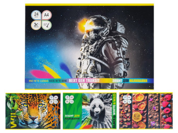 Альбом для рисования 24 листа с отрывной линией перфорации, упаковка 12шт (цена за 1шт)