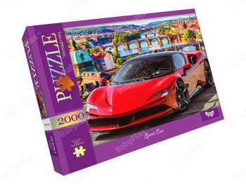 Пазли Sport Car, 2000 елементів 66x94 см, Danko Toys