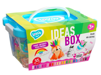 Набор легкого пластилина Ideas Box. TM LOVINDO 70108